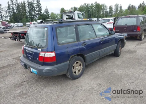 2002 Subaru Forester L из США, поврежденный, VIN JF1SF63532H747880